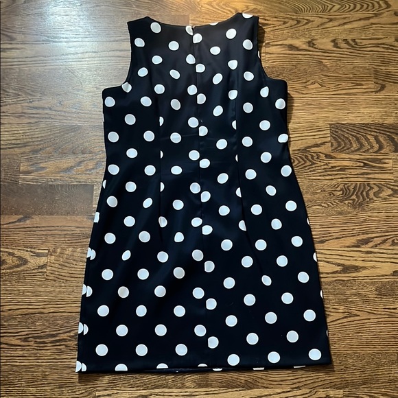 Alyx Black and White Polka Dot Midi Dress - Picture 5 of 5